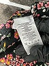 Ann Taylor LOFT 100% Rayon Floral Black Romper Size 8 - photo 5