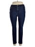 Lands' End Solid Blue Jeans Size 16 - photo 1