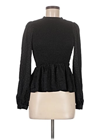 Topshop Long Sleeve Blouse (view 1)