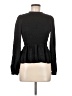 Topshop Black Long Sleeve Blouse Size 6 - photo 1