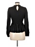 Topshop Black Long Sleeve Blouse Size 6 - photo 2