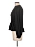 Topshop Black Long Sleeve Blouse Size 6 - photo 5