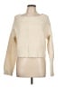 Reformation Ivory Wool Pullover Sweater Size L - photo 1