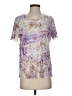Alfred Dunner Tie-dye Purple Short Sleeve Blouse Size S (petite) - photo 1