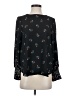 Ann Taylor LOFT 100% Polyester Black Long Sleeve Blouse Size S - photo 1