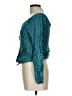 Abercrombie 100% Viscose Teal Long Sleeve Blouse Size 13 - photo 5