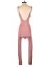 Capella Apparel Solid Pink Jumpsuit Size M - photo 2