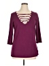 Torrid Burgundy 3/4 Sleeve Top Size 1X Plus (1) - photo 1