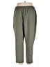 Zara Solid Green Casual Pants Size XXL - photo 2