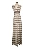 Max Studio Stripes Brown Casual Dress Size XS - photo 1