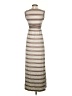 Max Studio Stripes Brown Casual Dress Size XS - photo 2