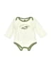 Hb 100% Cotton Ivory Long Sleeve Onesie Size 3-6 mo - photo 1
