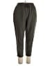 Ci Sono Solid Green Casual Pants Size XL - photo 1