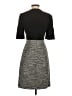 L.K. Bennett Chevron-herringbone Gray Casual Dress Size 4 - photo 2