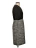 L.K. Bennett Chevron-herringbone Gray Casual Dress Size 4 - photo 4