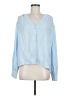 Nordstrom Blue Long Sleeve Blouse Size M - photo 1