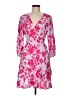 Lulus 100% Rayon Print Pink Cocktail Dress Size M - photo 1