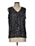 Anne Klein Black Sleeveless Blouse Size L - photo 1