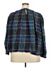 Tanya Taylor Blue 3/4 Sleeve Blouse Size 2X - photo 2