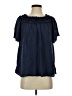 She + Sky Blue Short Sleeve Blouse Size S - photo 1