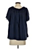 She + Sky Blue Short Sleeve Blouse Size S - photo 2