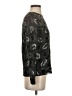 The Kooples 100% Viscose Print Black Silver Long Sleeve Blouse Size XS - photo 4