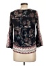 Angie Black 3/4 Sleeve Blouse Size L - photo 2
