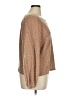 Flower & Feather Polka Dots Brown Pullover Sweater Size XL - photo 4