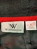Worthington 100% Polyester Black Formal Skirt Size 6 - photo 4