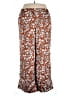 La Ligne x Target 100% Polyester Print Brown Casual Pants Size 1X - photo 1