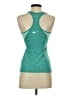 Nike 100% Polyester Teal Active Tank Size XS - photo 2