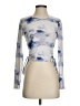 Shein 100% Polyester Blue Long Sleeve Top Size 2 - photo 1