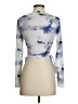 Shein 100% Polyester Blue Long Sleeve Top Size 2 - photo 2