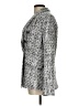 Aqua 100% Polyester Tweed Gray Blazer Size L - photo 5