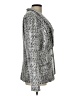 Aqua 100% Polyester Tweed Gray Blazer Size L - photo 4