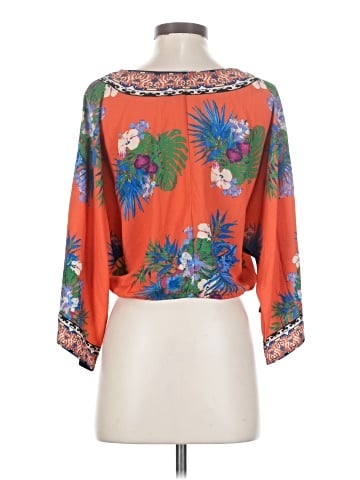 Flying Tomato 3/4 Sleeve Blouse (view 2)