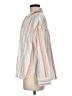 Be Cool Stripes Ivory 3/4 Sleeve Button-Down Shirt Size M - photo 5