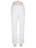 J.Jill 100% Cotton Solid White Casual Pants Size 10 (tall) - photo 1