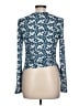 Good Luck Gem 100% Polyester Blue Long Sleeve Top Size L - photo 2