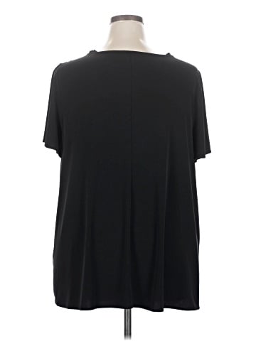 Lane Bryant Outlet Short Sleeve Blouse (view 2)