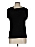 Tahari by ASL Black Short Sleeve Top Size L - photo 1