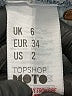 Topshop 100% Cotton Blue Denim Shorts Size 2 - photo 5