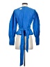 Veronica Beard 100% Polyester Blue Long Sleeve T-Shirt Size 0 - photo 2
