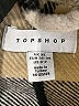 Topshop Plaid Gray Ivory Jacket Size 0 - 2 - photo 6