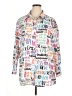 Shein Curve 100% Polyester Print White 3/4 Sleeve Blouse Size 14 Plus (1) - photo 1