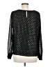 J.Crew Factory Store 100% Polyester Black Long Sleeve Blouse Size M - photo 2