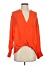 A.L.C. 100% Silk Orange Blouse Size 4 - photo 1