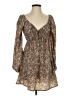 Forever 21 100% Polyester Paisley Brown Casual Dress Size S - photo 1