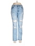Wax Jean Hearts Blue Jeans Size 9 - photo 1