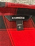 Express 100% Cotton Plaid Red Long Sleeve Blouse Size S - photo 7
